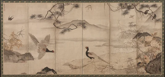Birds and Flowers of the Four Seasons: Spring and Summer, Muromachi Period
